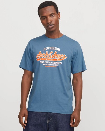 JACK & JONES JJELOGO TEE SS O-NECK 2 COL SS25 SN - 12268267