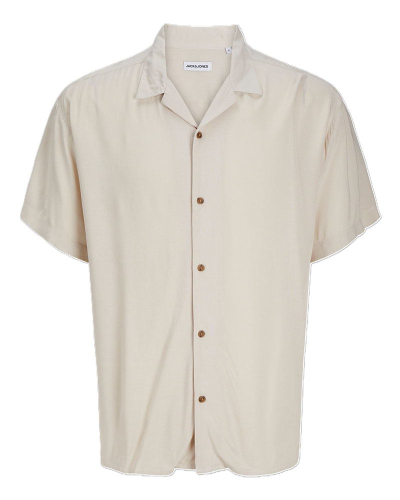 JACK & JONES JJEJEFF SOLID RESORT SHIRT S/S SN - 12268443