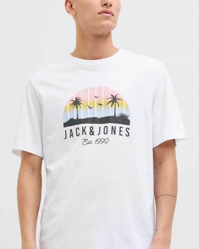 JACK & JONES JJPALM TEE SS CREW NECK LN - 12269418