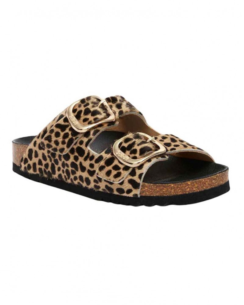 SCHOLL NOELLE EVA SANDAL LEOPARD  ΠΑΠΟΥΤΣΙ ΓΥΝΑΙΚΕΙΟ - SC0SHF30067185000000