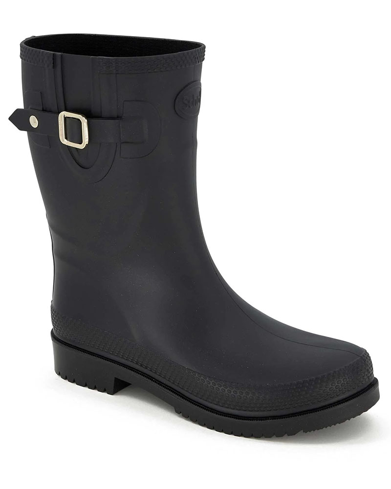 SCHOLL CHAMBERY LOW PVC  WOMENS BLACK BOOT(MID) ΠΑΠΟΥΤΣΙ ΓΥΝΑΙΚΕΙΟ - SC0SHF30472100400000