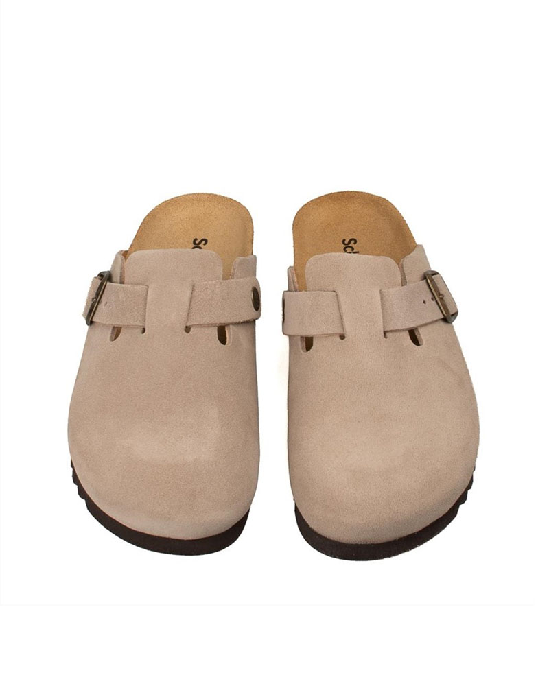 SCHOLL FAE SUEDE WOMENS DARK BEIGE ΠΑΠΟΥΤΣΙ ΓΥΝΑΙΚΕΙΟ - SC0SHF30058236100000