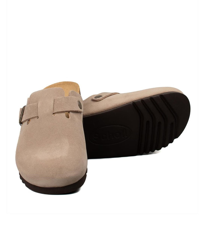 SCHOLL FAE SUEDE WOMENS DARK BEIGE ΠΑΠΟΥΤΣΙ ΓΥΝΑΙΚΕΙΟ - SC0SHF30058236100000