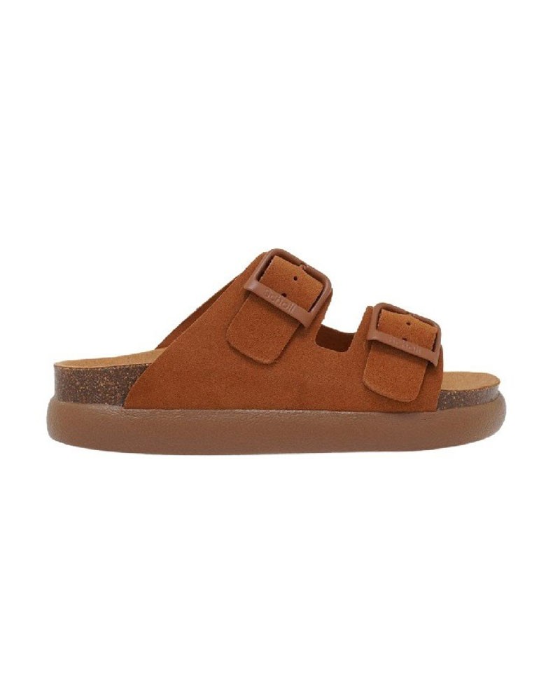 SCHOLL NOELLE CHUNKY SUEDE SA WOMENS BRANDY ΠΑΠΟΥΤΣΙ ΓΥΝΑΙΚΕΙΟ - SC0SHF31134117000000