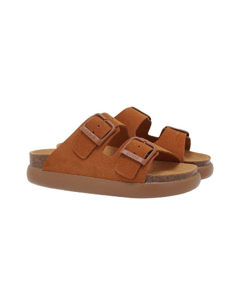 SCHOLL NOELLE CHUNKY SUEDE SA WOMENS BRANDY ΠΑΠΟΥΤΣΙ ΓΥΝΑΙΚΕΙΟ - SC0SHF31134117000000