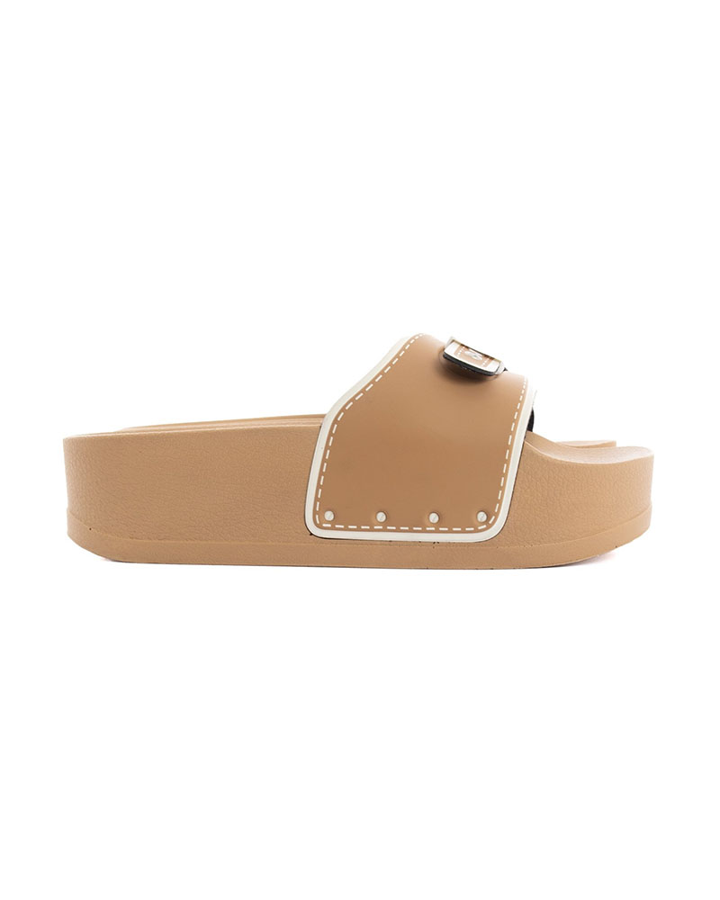 SCHOLL PESCURA MOON WEDGE PU SP WOMENS BEIGE ΠΑΠΟΥΤΣΙ ΓΥΝΑΙΚΕΙΟ - SC0SHF31182100200000