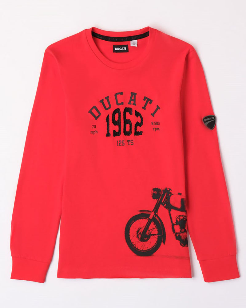 DUCATI LONG SLEEVE ROUND-NECK - G.7626/G0