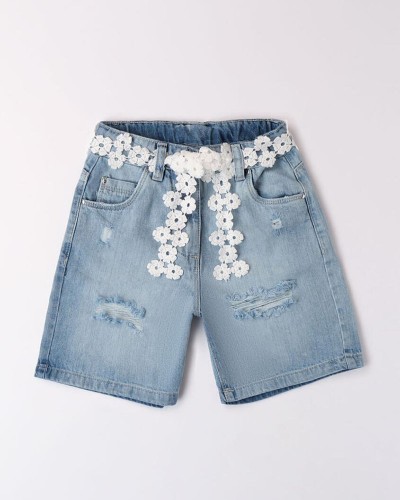 IDO DENIM SHORT TROUSERS - 4.8875/00