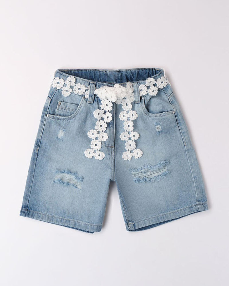 IDO DENIM SHORT TROUSERS - 4.8875/00