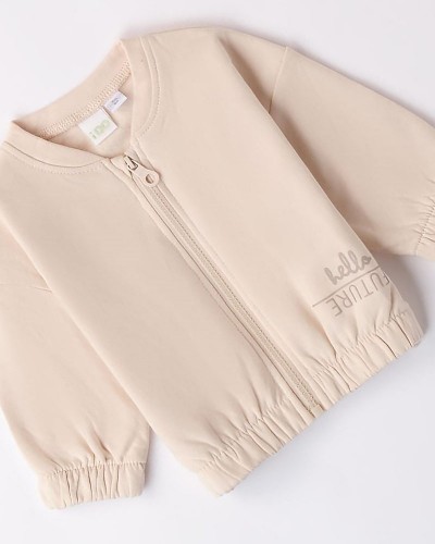 IDO OPEN LONG SLEEVE SWEATER WITH ZIP OR BUTTONS - 4.A307/00