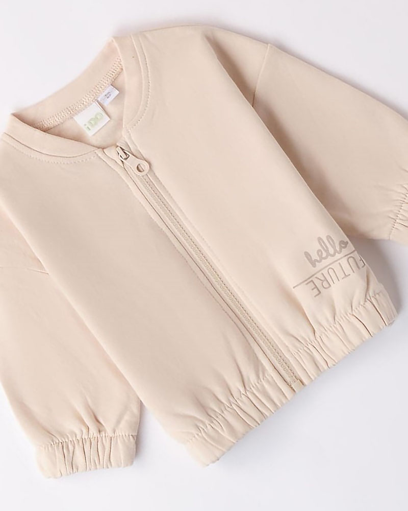 IDO OPEN LONG SLEEVE SWEATER WITH ZIP OR BUTTONS - 4.A307/00