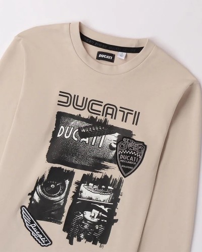 DUCATI LONG SLEEVE ROUND-NECK - G.A614/00