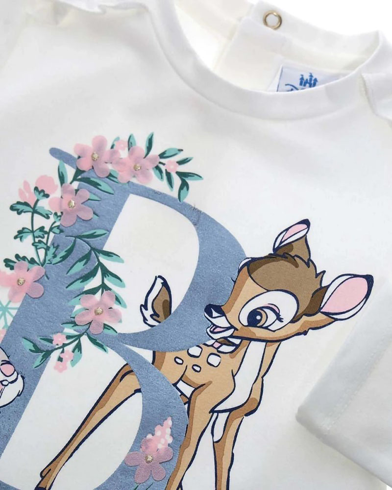 ORIGINAL MARINES FR POETRY LESSON DISNEY - BAMBI T-SHIRT ML BABY GIRL ΜΠΛΟΥΖΑ ΠΑΙΔΙΚΟ GIRL - ORMJRDEAV1455NF00000