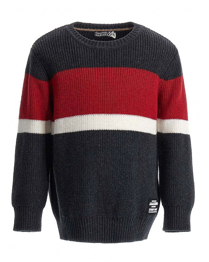 ORIGINAL MARINES FR CITY ATTITUDE WOOL/KNIT G/Collo BOY ΜΠΛΟΥΖΑ ΠΑΙΔΙΚΟ BOY - ORMJRDEAL2575B000000