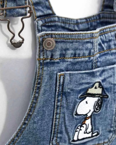 ORIGINAL MARINES FR OUT AND ABOUT PEANUTS SALOPETTE DENIM BABY BOY ΟΛΟΣΩΜΗ ΦΟΡΜΑ ΠΑΙΔΙΚΟ BOY - ORMJRDEAV0702NM00000