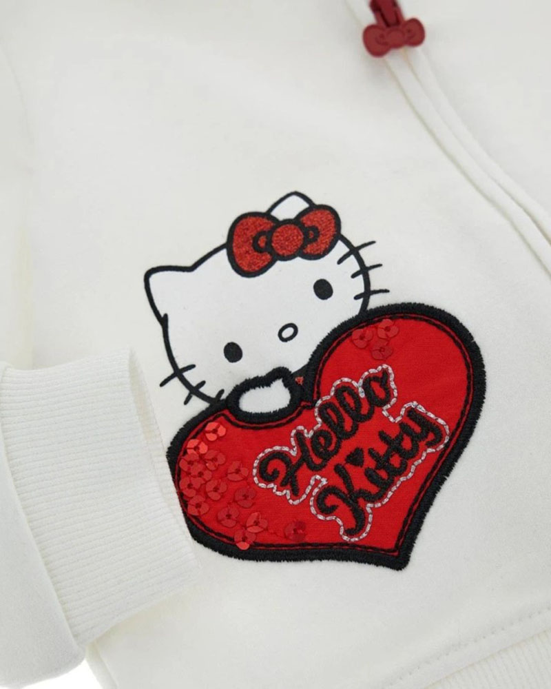 ORIGINAL MARINES FR HEARTBEAT HELLO KITTY FELPA/TOP Open Capp. BABY GIRL ΦΟΥΤΕΡ ΠΑΙΔΙΚΟ GIRL - ORMJRDEAV1471NF00000