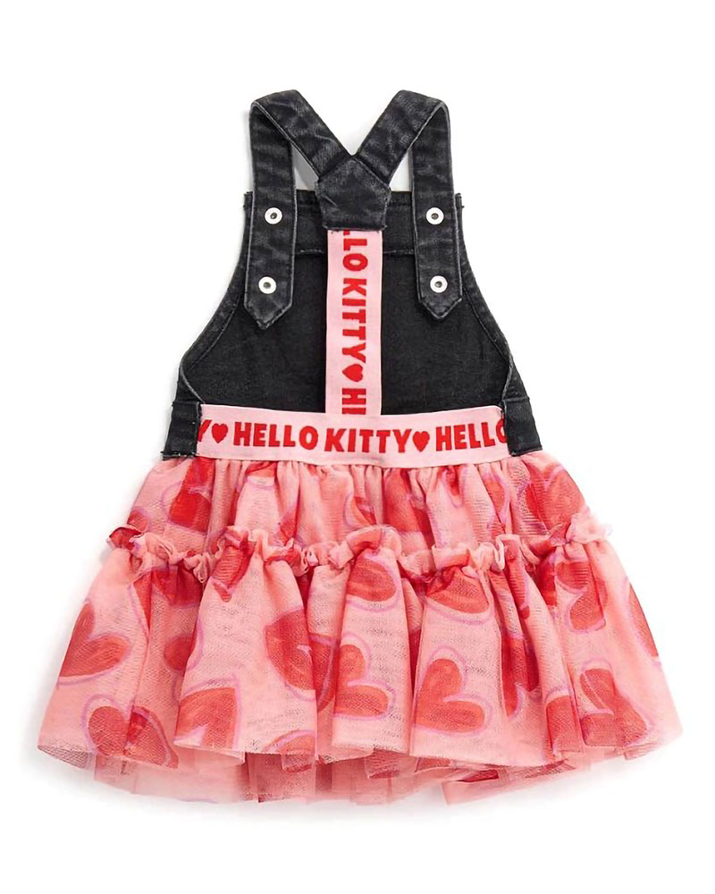 ORIGINAL MARINES FR HEARTBEAT HELLO KITTY SALOPETTE DENIM BABY GIRL ΟΛΟΣΩΜΗ ΦΟΡΜΑ ΠΑΙΔΙΚΟ GIRL - ORMJRDEAV1480NF00000