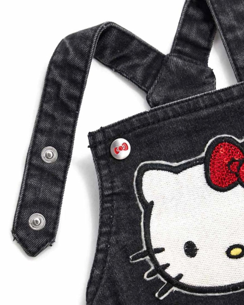 ORIGINAL MARINES FR HEARTBEAT HELLO KITTY SALOPETTE DENIM BABY GIRL ΟΛΟΣΩΜΗ ΦΟΡΜΑ ΠΑΙΔΙΚΟ GIRL - ORMJRDEAV1480NF00000