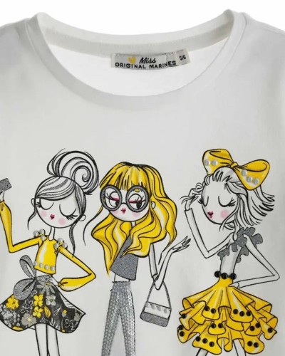 ORIGINAL MARINES FR AUTUMN IN TOWN T-SHIRT ML GIRL ΜΠΛΟΥΖΑ ΠΑΙΔΙΚΟ GIRL - ORMJRDEA3580F0000000