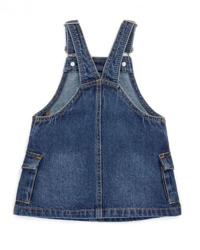 ORIGINAL MARINES FR CAPSULE DENIM SALOPETTE DENIM BABY GIRL ΟΛΟΣΩΜΗ ΦΟΡΜΑ ΠΑΙΔΙΚΟ GIRL - ORMJRDEA1421NF000000