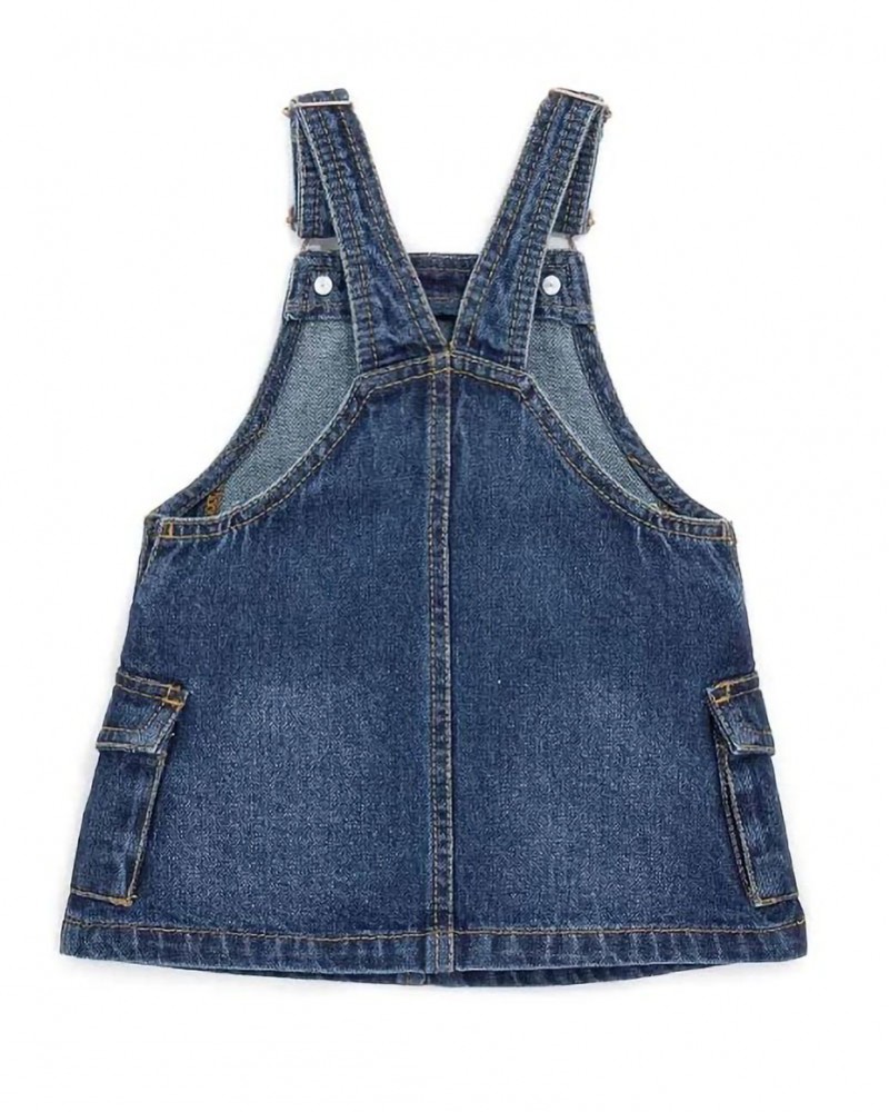 ORIGINAL MARINES FR CAPSULE DENIM SALOPETTE DENIM BABY GIRL ΟΛΟΣΩΜΗ ΦΟΡΜΑ ΠΑΙΔΙΚΟ GIRL - ORMJRDEA1421NF000000