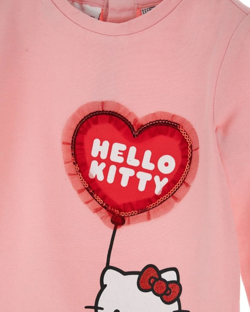 ORIGINAL MARINES FR HEARTBEAT HELLO KITTY T-SHIRT ML BABY GIRL ΜΠΛΟΥΖΑ ΠΑΙΔΙΚΟ GIRL - ORMJRDEAV1470NF00000