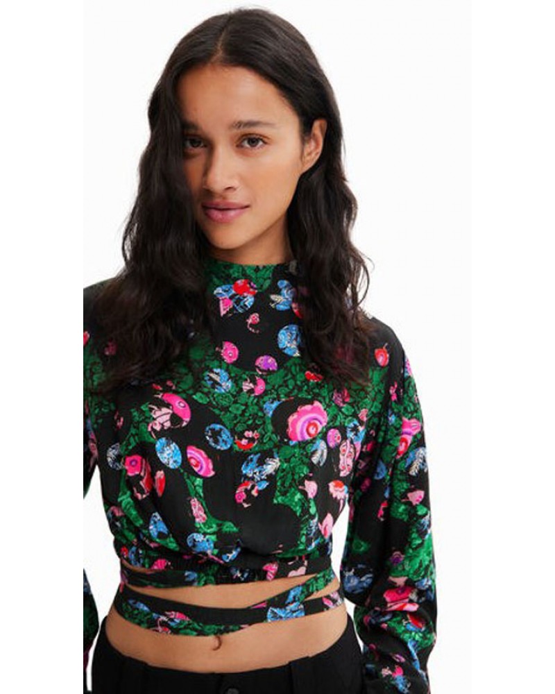 DESIGUAL BLUS_GARDEN ΜΠΛΟΥΖΑ ΓΥΝΑΙΚΕΙΟ - DS0AP22WWBW090000000