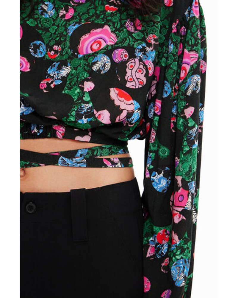 DESIGUAL BLUS_GARDEN ΜΠΛΟΥΖΑ ΓΥΝΑΙΚΕΙΟ - DS0AP22WWBW090000000