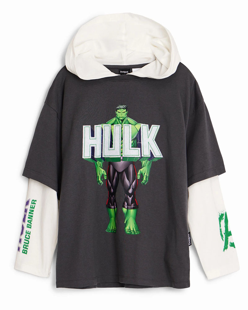 DESIGUAL JUNIOR D2 TS_HULK_MARVEL ΜΠΛΟΥΖΑ ΠΑΙΔΙΚΟ BOY - DS0JR24WBTK080000000