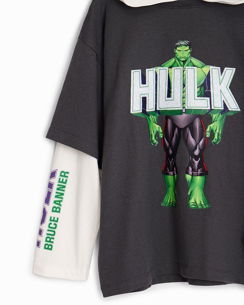 DESIGUAL JUNIOR D2 TS_HULK_MARVEL ΜΠΛΟΥΖΑ ΠΑΙΔΙΚΟ BOY - DS0JR24WBTK080000000