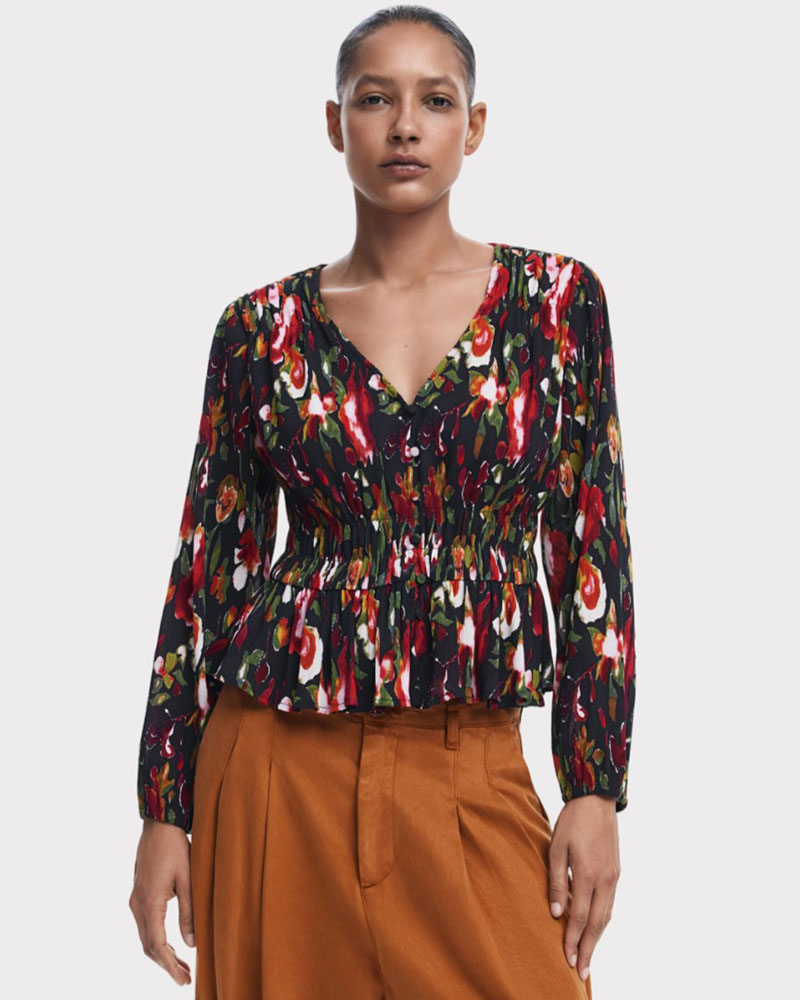 DESIGUAL D2 BLUS_KANAZAWA ΜΠΛΟΥΖΑ WOMAN - DS0AP24WWBW090000000