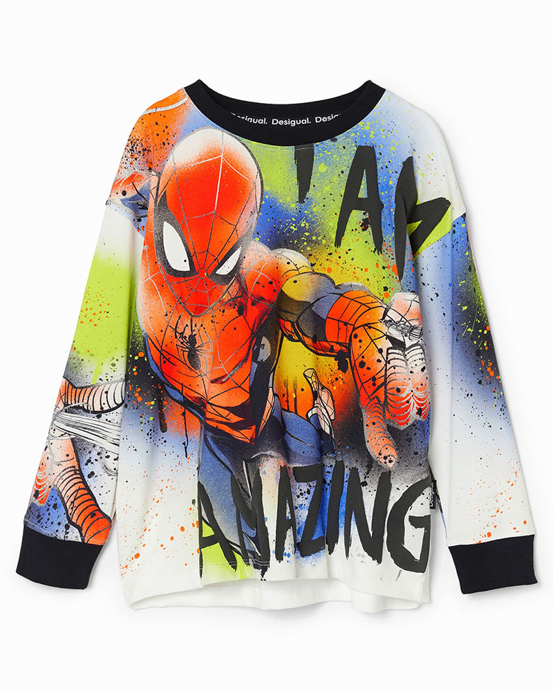 DESIGUAL JUNIOR D2 TS_SPIDER_MARVEL ΜΠΛΟΥΖΑ ΠΑΙΔΙΚΟ BOY - DS0JR24WBTK090000000