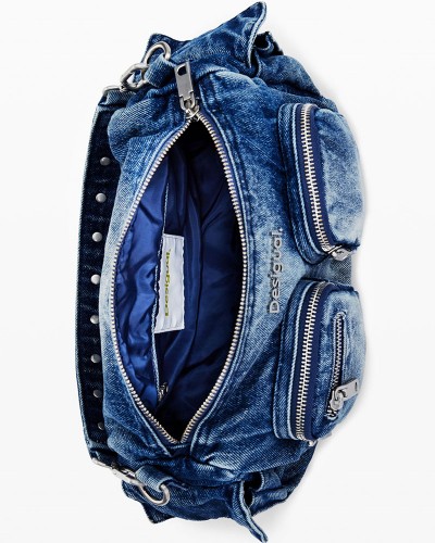 DESIGUAL D2 BAG_DENIM PRI ΤΣΑΝΤΑ ΓΥΝΑΙΚΕΙΟ - DS0AC24WAXD080000000