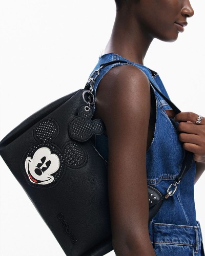 DESIGUAL D2 BAG_MICKEY STUDSTYLE BLAC ΤΣΑΝΤΑ ΓΥΝΑΙΚΕΙΟ - DS0AC24WAXPAF0000000