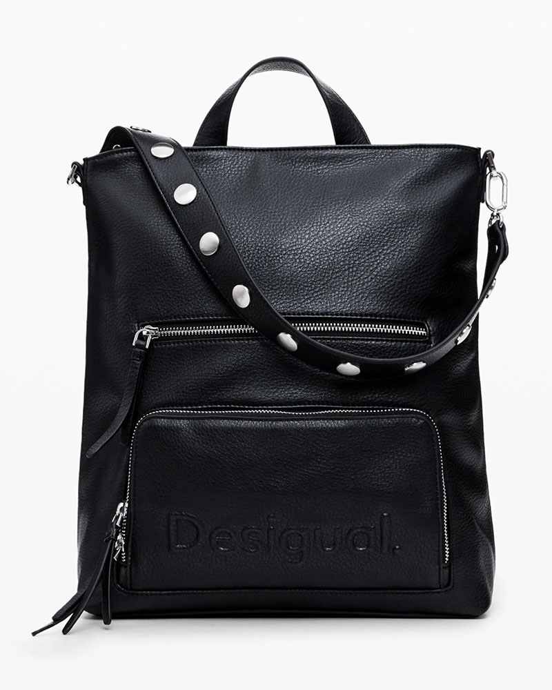 DESIGUAL D2 BACK_HALF LOGO FW24 ΤΣΑΝΤΑ ΓΥΝΑΙΚΕΙΟ - DS0AC24WAKP030000000