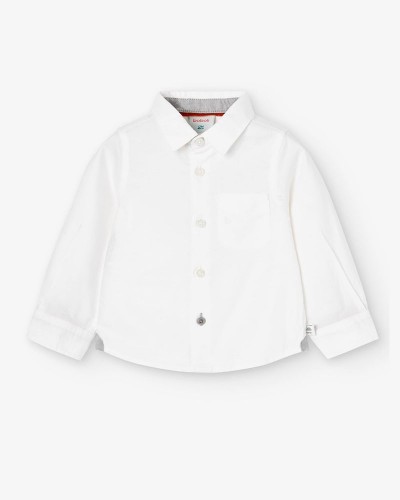 BOBOLI Oxford long sleeves shirt for baby -BCI - 717049