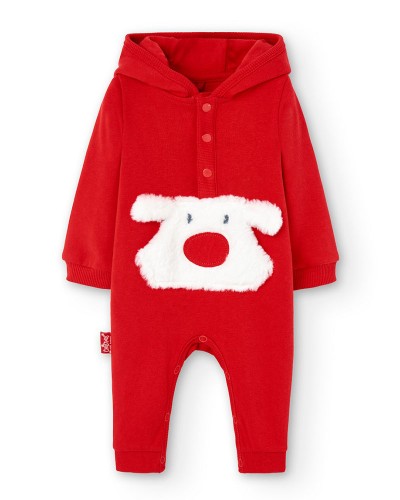 BOBOLI Fleece play suit for baby -BCI - 967035