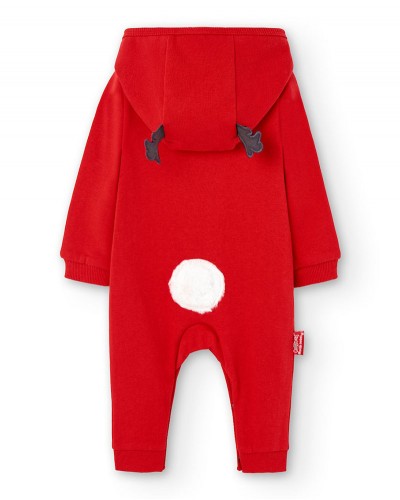 BOBOLI Fleece play suit for baby -BCI - 967035