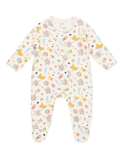 BOBOLI Velour play suit for baby - organic - 25B101