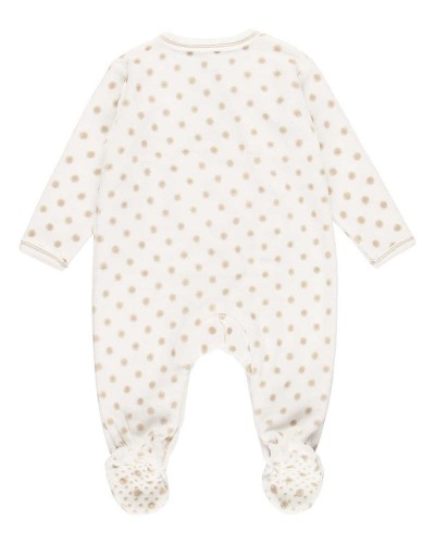 BOBOLI Velour play suit for baby - organic - 25B103