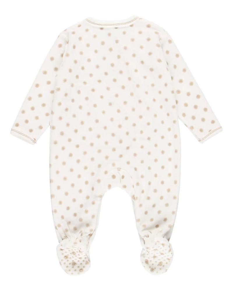 BOBOLI Velour play suit for baby - organic - 25B103