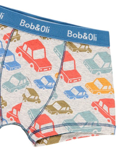 BOBOLI Pack 3 boxers for boy - organic - 84B604