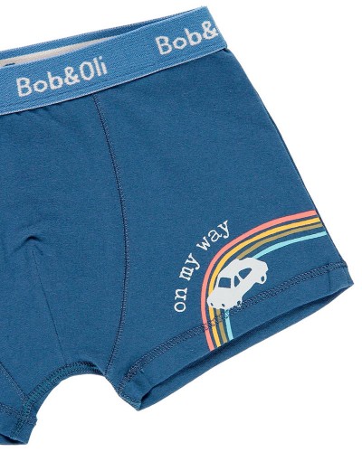 BOBOLI Pack 3 boxers for boy - organic - 84B604