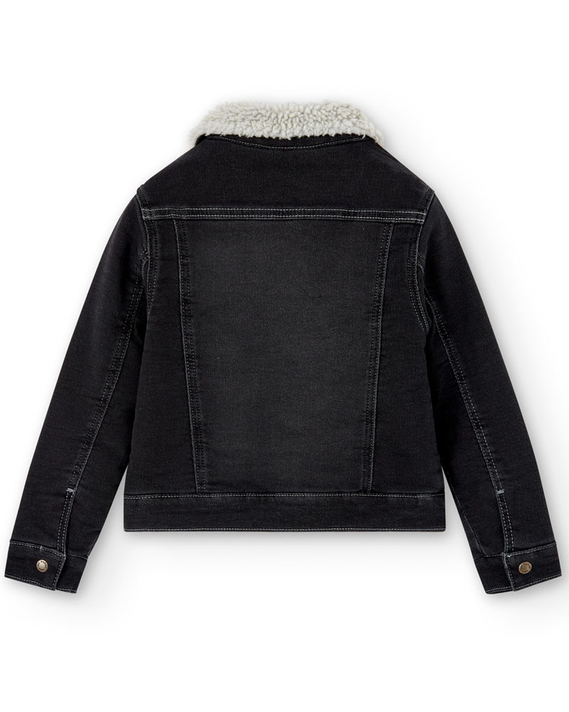 BOBOLI Denim jacket knit for boy -BCI - 507282