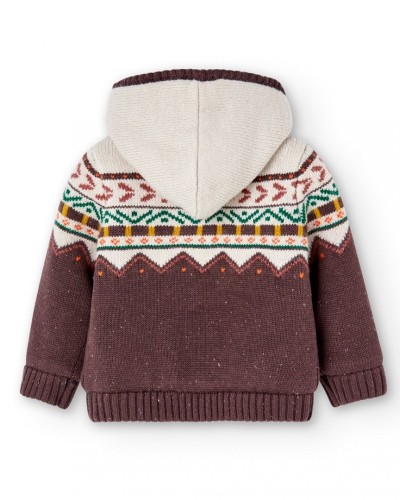 BOBOLI Knitwear jacket for baby boy - 317146