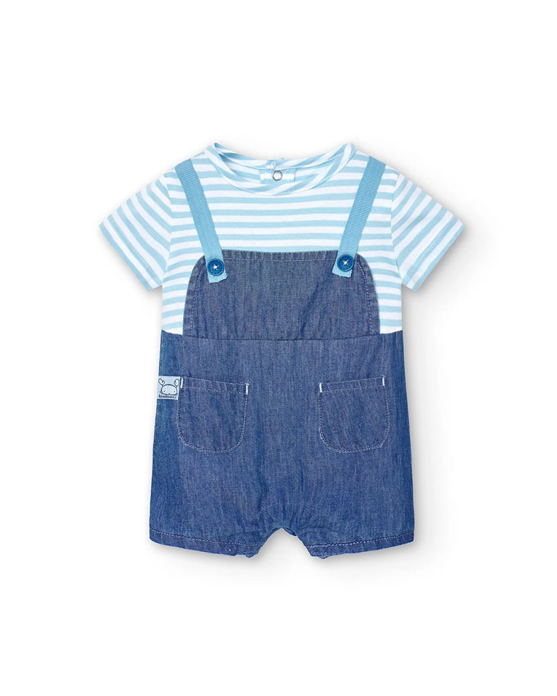 BOBOLI Knit play suit combined for baby -BCI - 108133