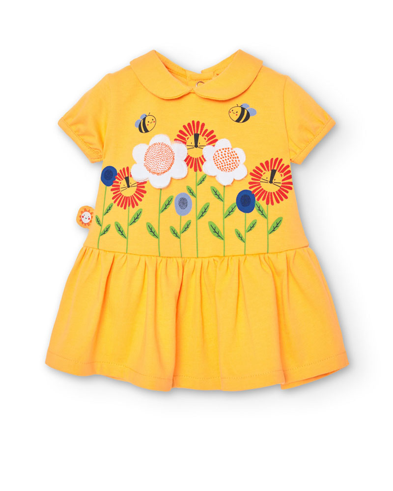 BOBOLI Knit dress for baby girl -BCI - 128023