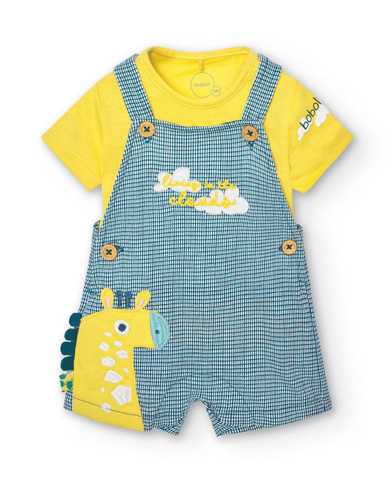 BOBOLI Set knit for baby boy -BCI - 138181