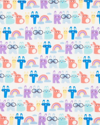 BOBOLI Blanket knit printed for baby -BCI 69 cm x 87 cm - 118134