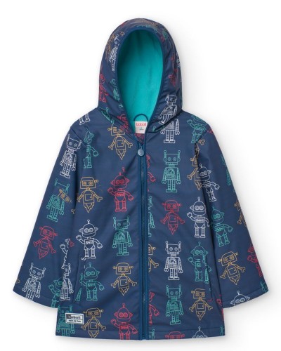 BOBOLI Hooded raincoat for boy - 390215